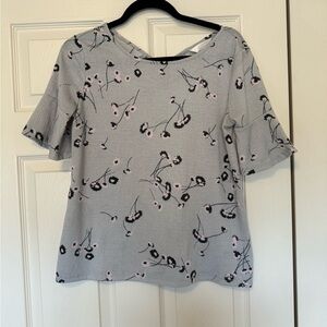 Lauren Conrad flare sleeved blouse